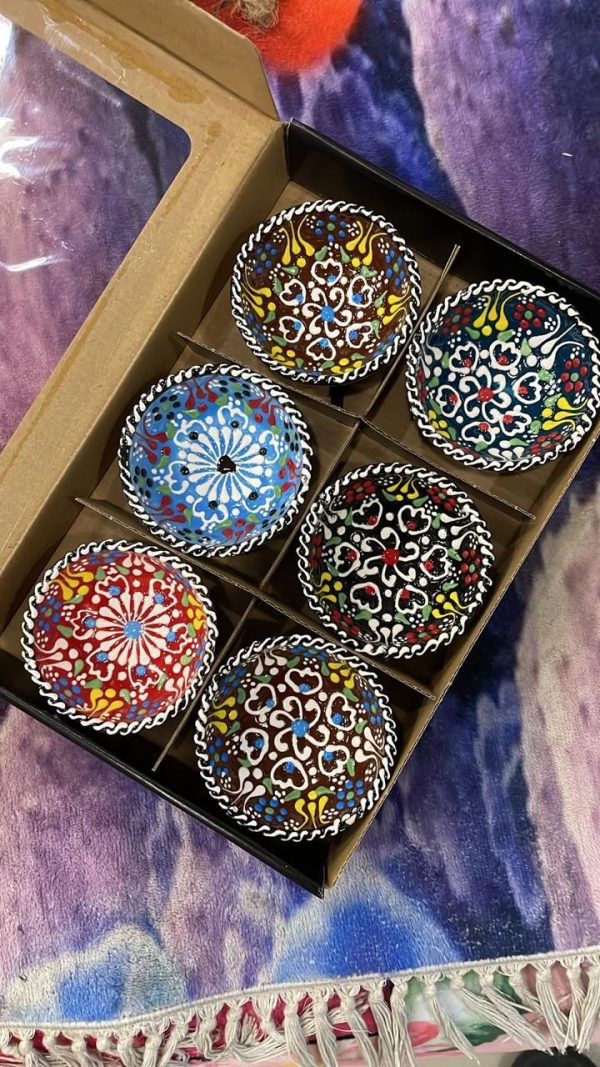 Hand painted small bowl set - Image 5